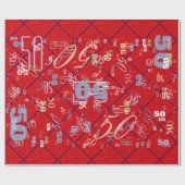 Red Union Jack Cadeaupapier (Vlak)