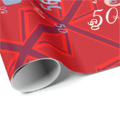 Red Union Jack Cadeaupapier (Rol Hoek)