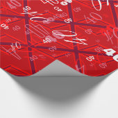 Red Union Jack Cadeaupapier (Hoek)