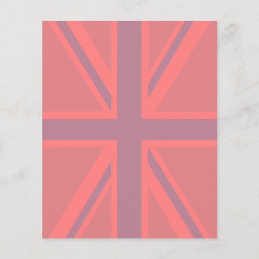 Red Union Jack Flyer (Achterkant)
