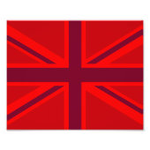 Red Union Jack Foto Afdruk (Voorkant)