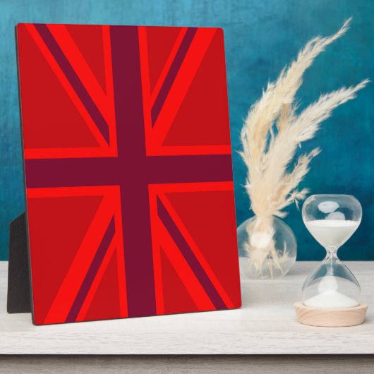 Red Union Jack Fotoplaat (Zijkant)