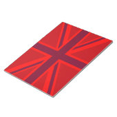 Red Union Jack Notitieblok (Schuin)