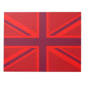 Red Union Jack Notitieblok (Voorkant)