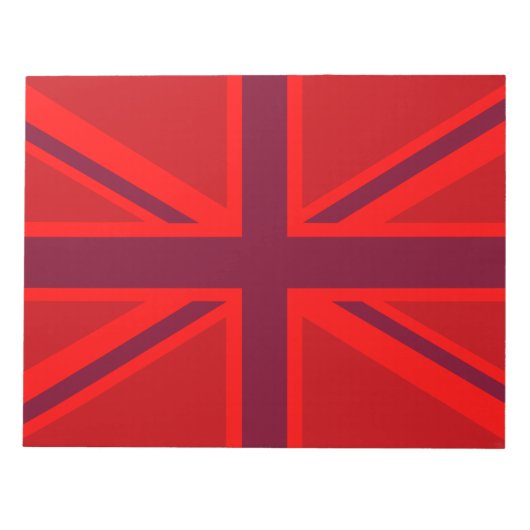 Red Union Jack Notitieblok (Voorkant)