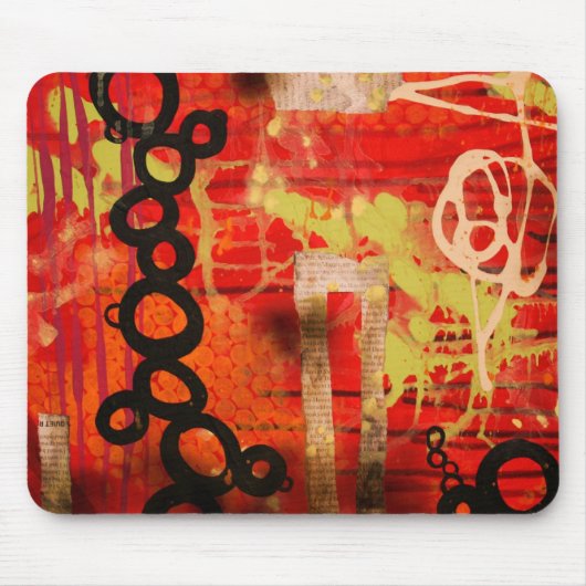 Red Urban Mousepad Muismat (Voorkant)