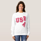 Red USA-USB - A Fallen Empire - Satirische stijl Trui (Voorkant volledig)