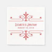 Red v2 Fancy papier voor sierdoeleinden Servetten (Voorkant)