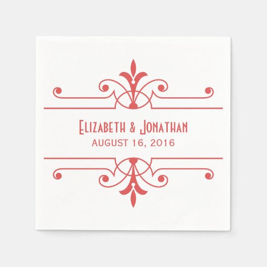 Red v2 Fancy papier voor sierdoeleinden Servetten (Voorkant)