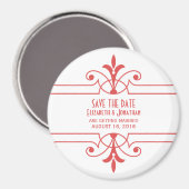 Red v2 Fancy Versiementaal sparen de Magnet van de (Voorkant / Achterkant)