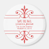 Red v2 Fancy Versiementaal sparen de Magnet van de (Voorkant)