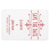 Red v2 Fancy Versiementaal sparen de Magnet van de Magneet (Horizontaal)