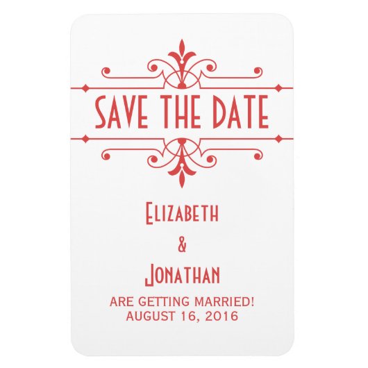 Red v2 Fancy Versiementaal sparen de Magnet van de Magneet (Verticaal)