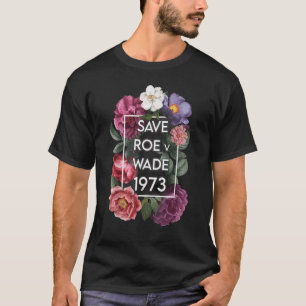 Red V Wade Florals demonstrerende feministische su T-shirt