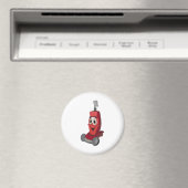 Red Vacuum Cleaner Magneet (Insitu (Vaatwasser))