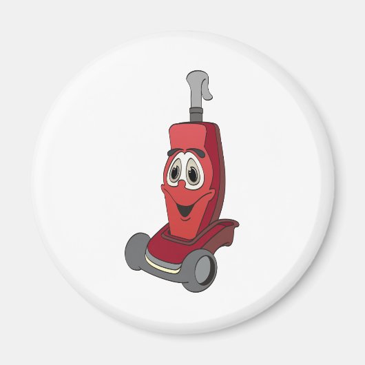 Red Vacuum Cleaner Magneet (Voorkant)