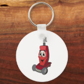 Red Vacuum Cleaner Sleutelhanger (Voorkant)