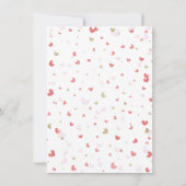 Red Valentijn Gold Mini Sessies Fotografie Kaart (Achterkant)