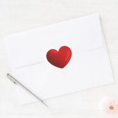 Red Valentijn Heart Envelope Hart Sticker (Envelop)