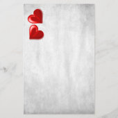 Red Valentijn hoort gepersonaliseerde schrijfbenod Briefpapier (Achterkant)
