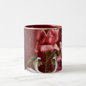 Red Valentijnsdag Fairy Tweekleurige Koffiemok (Center)