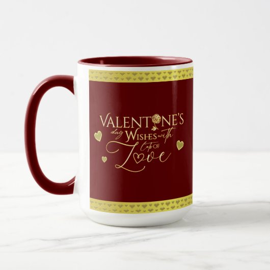 Red Valentine's Day Gifts Mok (Links)