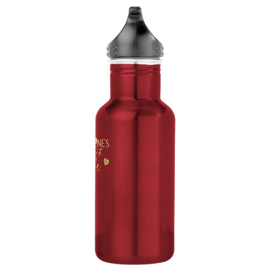 Red Valentine's Day Gifts Waterfles (Rechts)