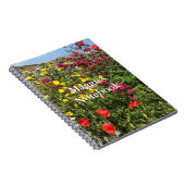Red Valerian, Yellow Daisies en Red Poppies Notitieboek (Rechterzijde)