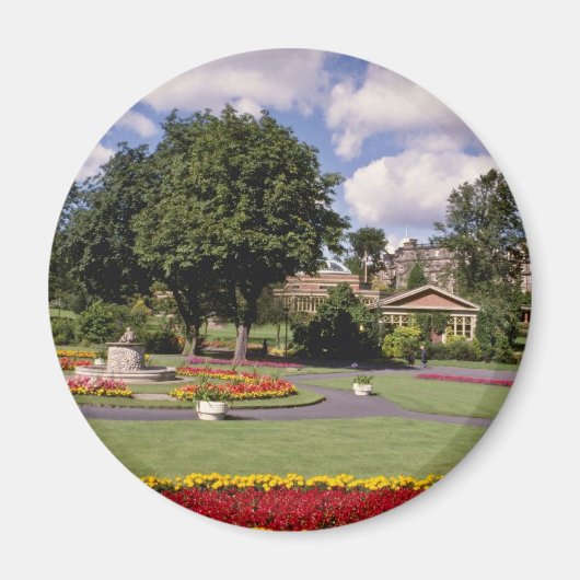 Red Valley Gardens, Harrogate, North Yorkshire, en Magneet (Voorkant)