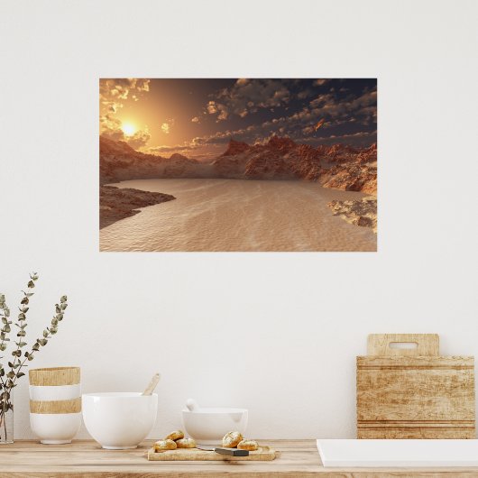 Red Valley Poster (Keuken)