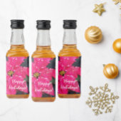 Red Variegated Poinsettias Holiday Likeurfles Etiket