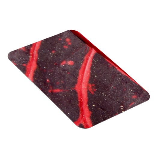 Red Veined Hawaiian Leaf 3 Magneet (Rechterzijde)