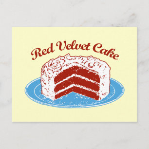 Red Velvet Cake Briefkaart