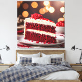 Red Velvet Cake Canvas Afdruk (Insitu (Slaapkamer))