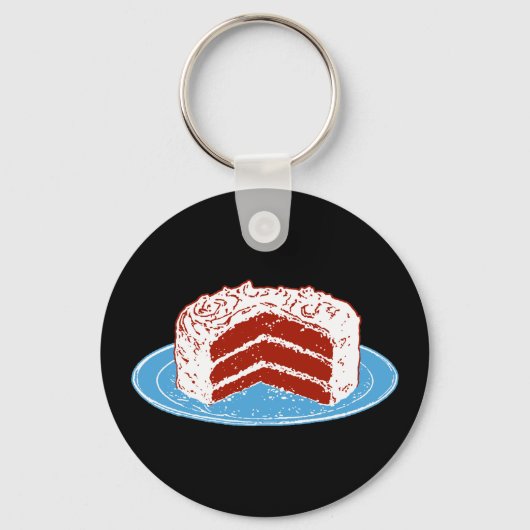 Red Velvet Cake Sleutelhanger (Voorkant)