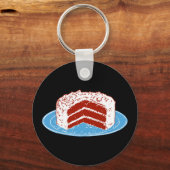 Red Velvet Cake Sleutelhanger (Voorkant)