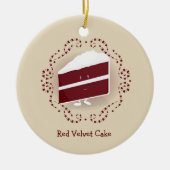 Red Velvet Cake | Versiering Keramisch Ornament (Voorkant)