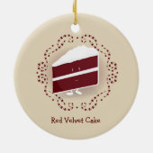Red Velvet Cake | Versiering Keramisch Ornament (Achterkant)