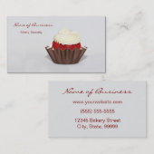 Red Velvet Cupcake bakkerij Visitekaartje (Voorkant / Achterkant)