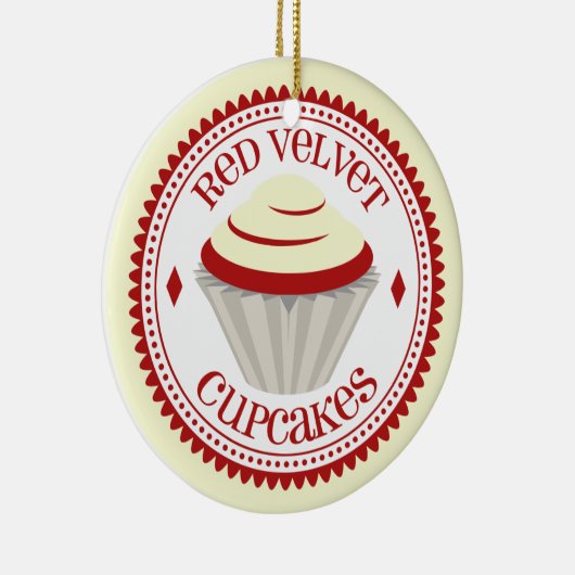 Red Velvet Cupcake Ornament (Rechts)