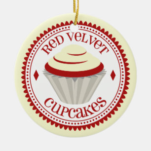 Red Velvet Cupcake Ornament