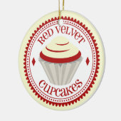 Red Velvet Cupcake Ornament (Links)