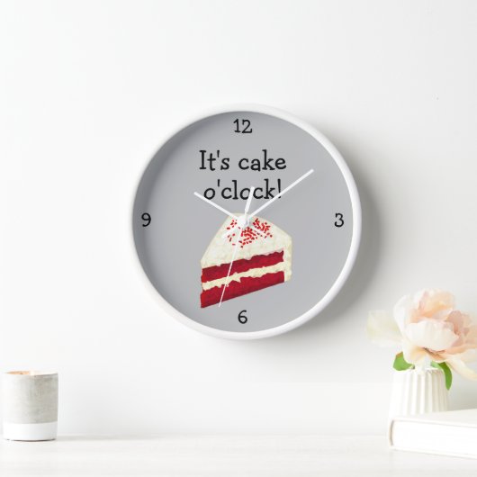 Red Velvet Flavor Sponge Cake O'Clock - Kitchen (Huis)