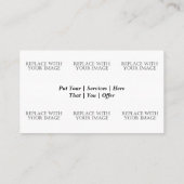 Red Velvet Look Visitekaartje (Achterkant)