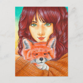 "Red Velvet" postcard Feestdagenkaart