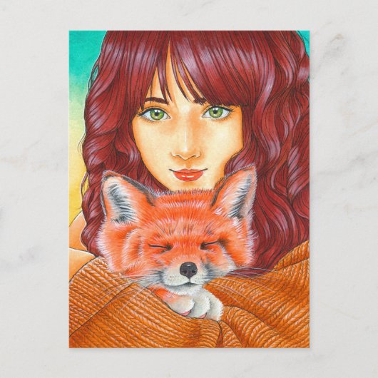 "Red Velvet" postcard Feestdagenkaart (Voorkant)