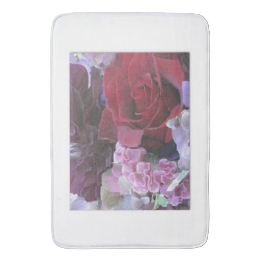 Red Velvet Roos Badmat (Voorkant Verticaal)