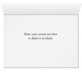 Red Velvet Starbursts Wenskaart (Binnen Horizontaal (Onder))