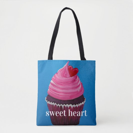 Red Velvet Twist Sweet Heart Tote Bag (Voorkant)