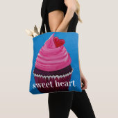Red Velvet Twist Sweet Heart Tote Bag (Dichtbij)